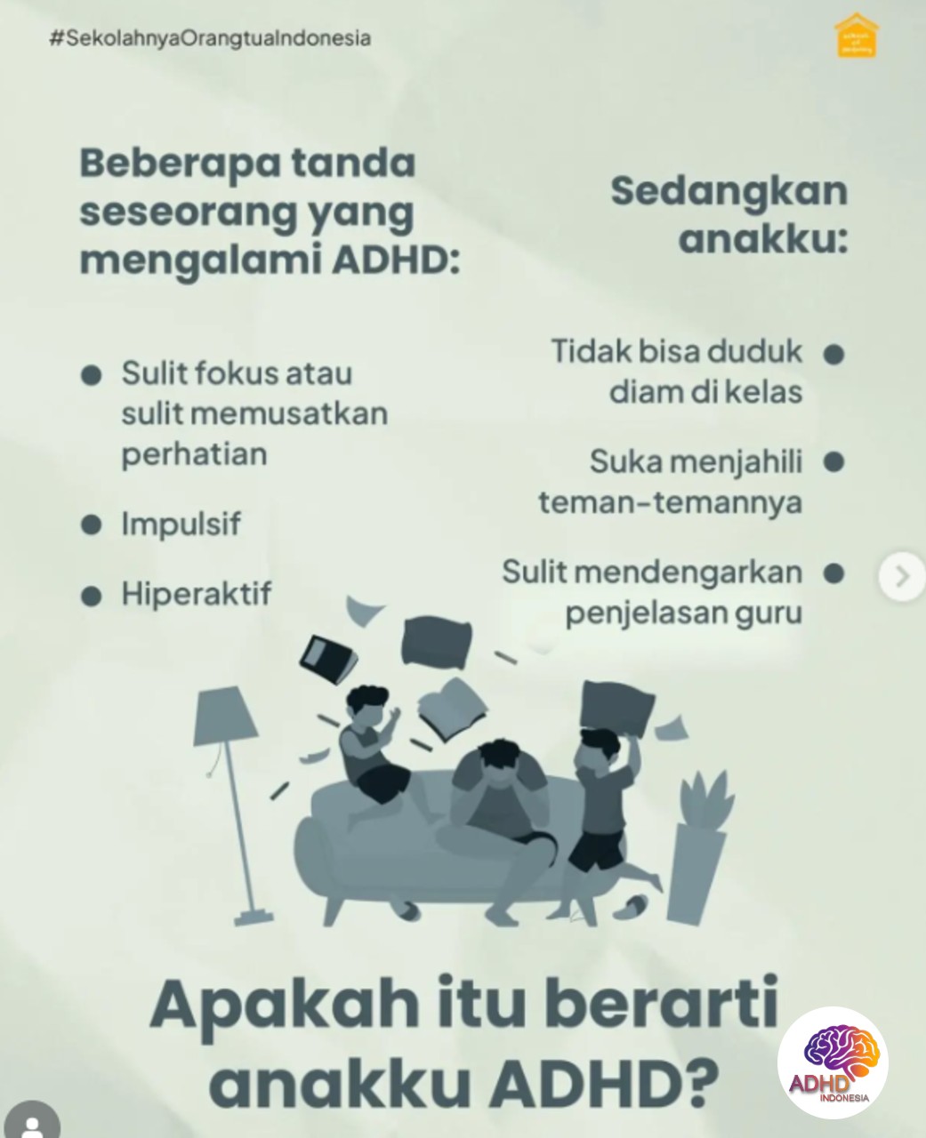 Ciri dan Gejala ADHD pada Anak Usia Dini di Kota Sibolga