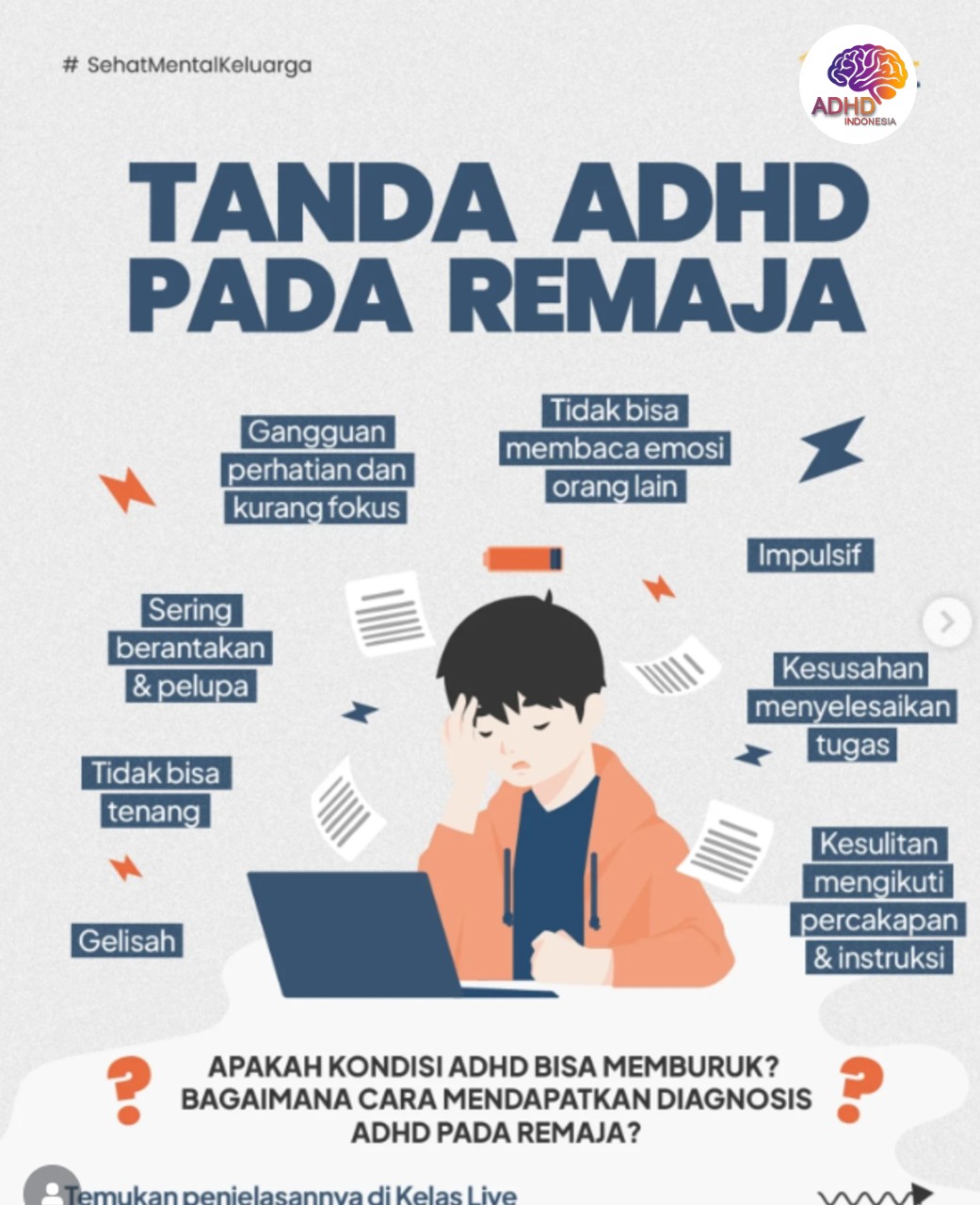 Screening ADHD Non-Diagnostik: Edukasi Awal bagi Orang Tua di Kota Sibolga