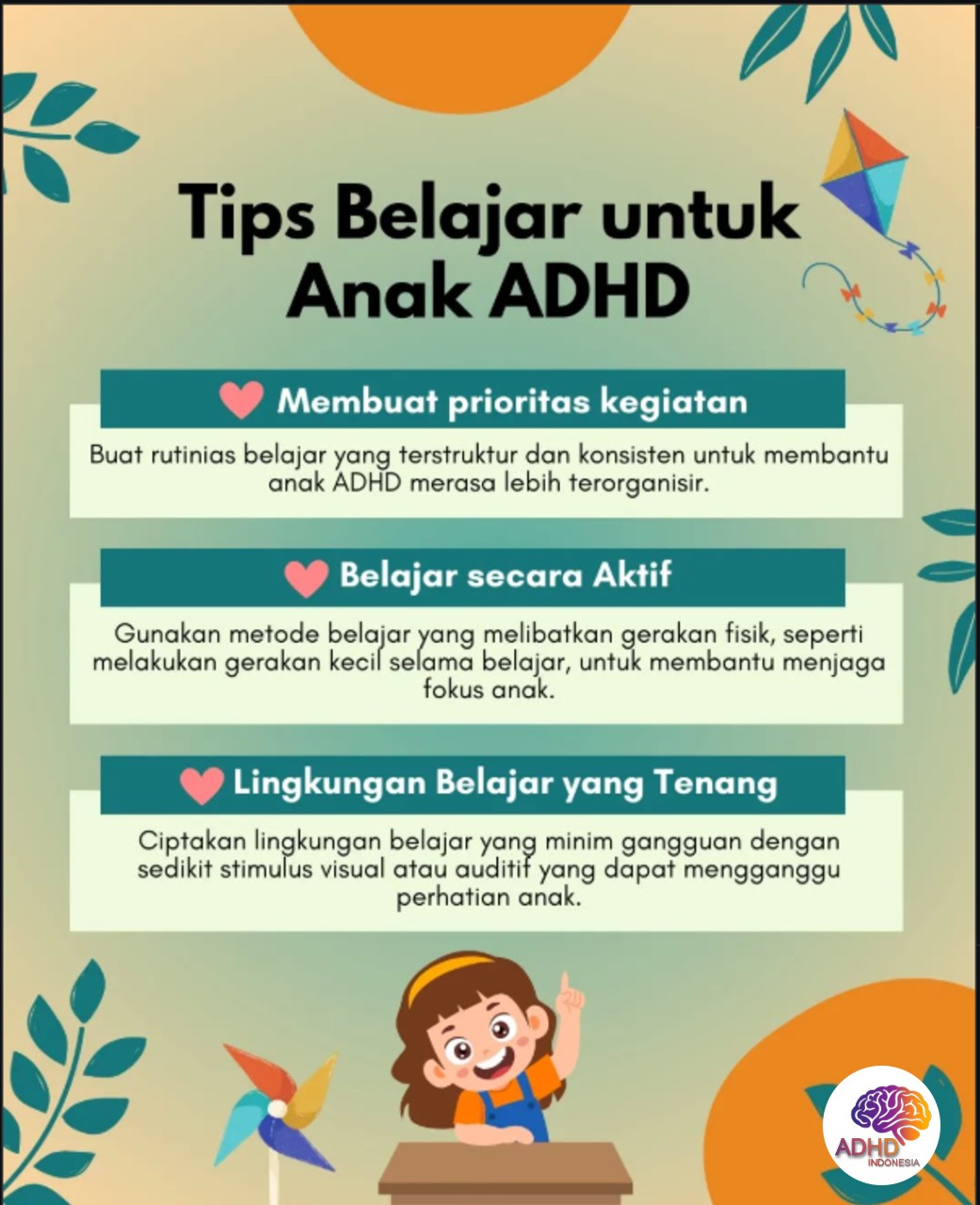 Strategi Belajar yang Cocok untuk Anak ADHD di Kota Sibolga